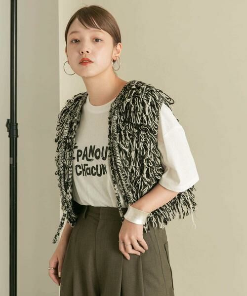 KBF / ケービーエフ Tシャツ | シアープリントBIG TEE | 詳細3