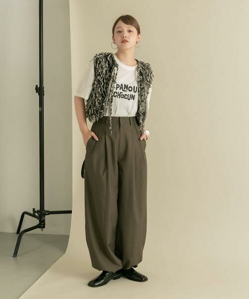 KBF / ケービーエフ Tシャツ | シアープリントBIG TEE | 詳細5