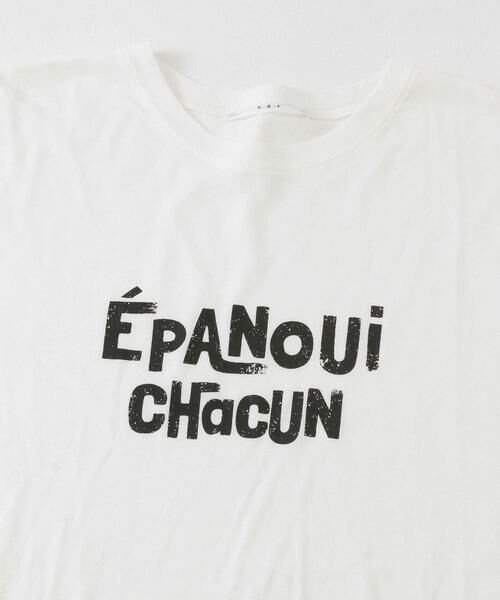 KBF / ケービーエフ Tシャツ | シアープリントBIG TEE | 詳細9