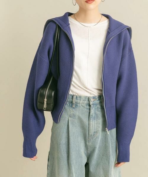 KBF / ケービーエフ ニット・セーター | セーラーカラーZIPニット | 詳細1