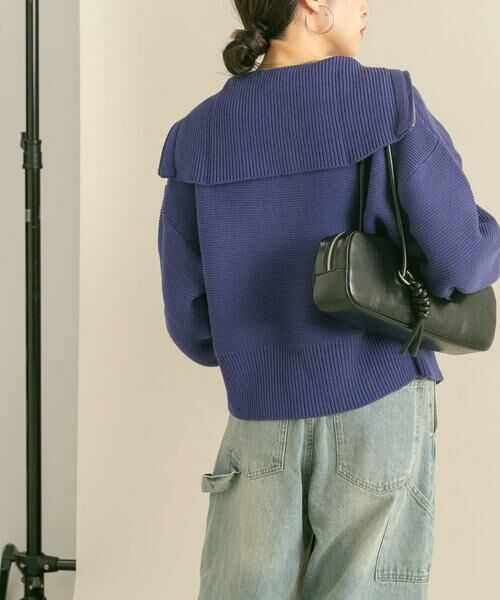 KBF / ケービーエフ ニット・セーター | セーラーカラーZIPニット | 詳細3