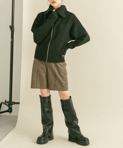 KBF / ケービーエフ ニット・セーター | セーラーカラーZIPニット | 詳細17