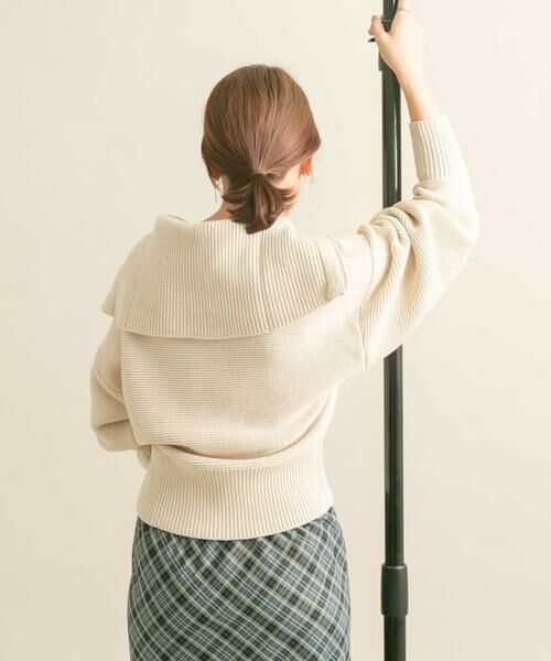 KBF / ケービーエフ ニット・セーター | セーラーカラーZIPニット | 詳細27