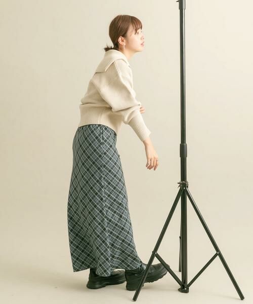 KBF / ケービーエフ ニット・セーター | セーラーカラーZIPニット | 詳細29