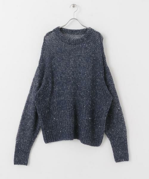 KBF / ケービーエフ ニット・セーター | シースルースパンコールニット | 詳細19