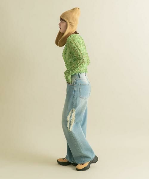 KBF / ケービーエフ ニット・セーター | シャーリングコンパクトニット | 詳細26