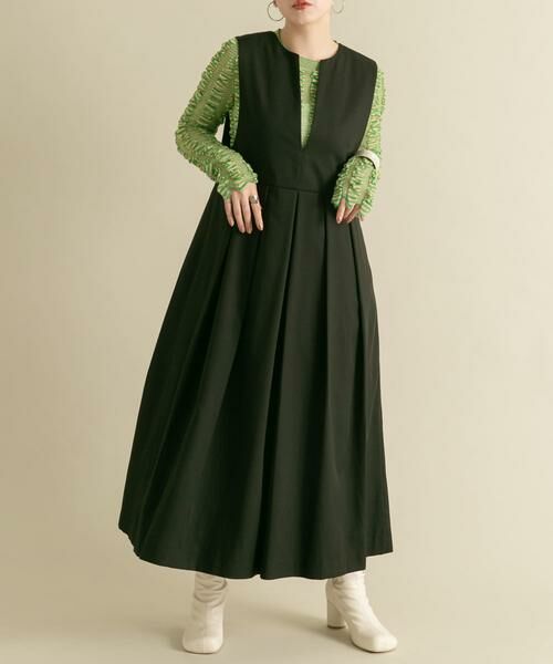 KBF / ケービーエフ ニット・セーター | シャーリングコンパクトニット | 詳細27