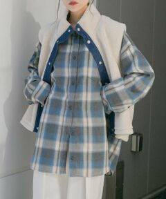 KBF / ケービーエフ シャツ・ブラウス | BIGチェックシャツ