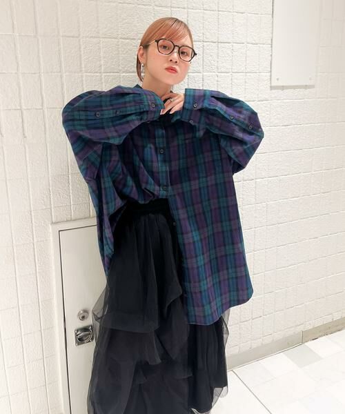 KBF / ケービーエフ シャツ・ブラウス | BIGチェックシャツ | 詳細6