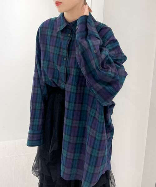 KBF / ケービーエフ シャツ・ブラウス | BIGチェックシャツ | 詳細7