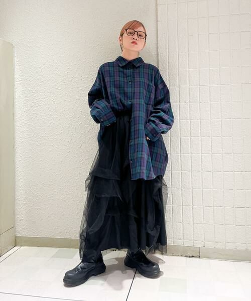 KBF / ケービーエフ シャツ・ブラウス | BIGチェックシャツ | 詳細8