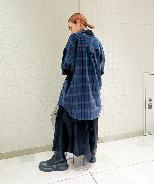 KBF / ケービーエフ シャツ・ブラウス | BIGチェックシャツ | 詳細9