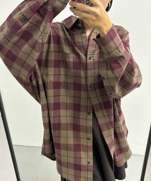 KBF / ケービーエフ シャツ・ブラウス | BIGチェックシャツ | 詳細25