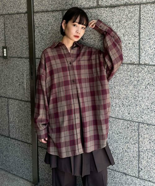 KBF / ケービーエフ シャツ・ブラウス | BIGチェックシャツ | 詳細21