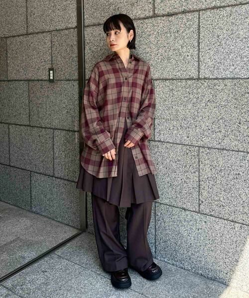 KBF / ケービーエフ シャツ・ブラウス | BIGチェックシャツ | 詳細24