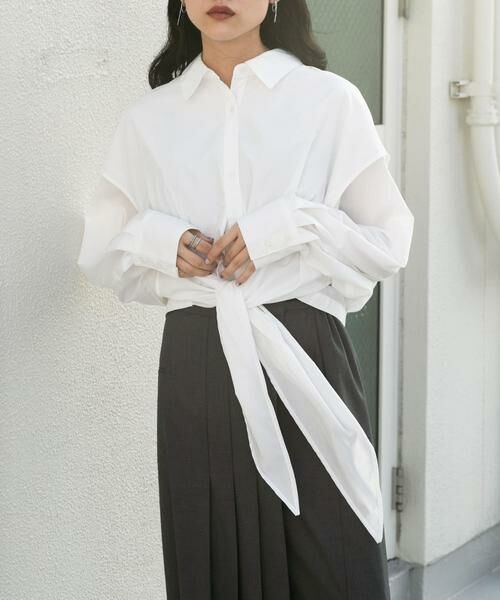 KBF / ケービーエフ シャツ・ブラウス | レイヤードBIGシャツ | 詳細20