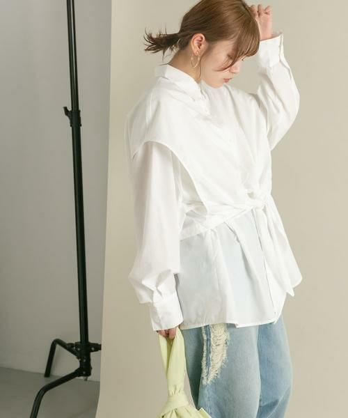 KBF / ケービーエフ シャツ・ブラウス | レイヤードBIGシャツ | 詳細25