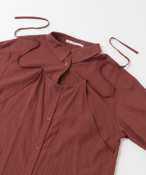 KBF / ケービーエフ シャツ・ブラウス | 2WAYレイヤードシャツ | 詳細9