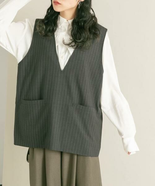 KBF / ケービーエフ シャツ・ブラウス | 2WAYレイヤードシャツ | 詳細14