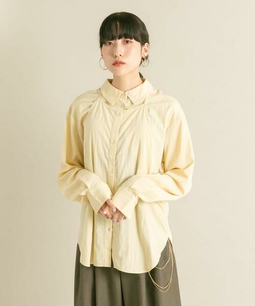KBF / ケービーエフ シャツ・ブラウス | 2WAYレイヤードシャツ | 詳細29