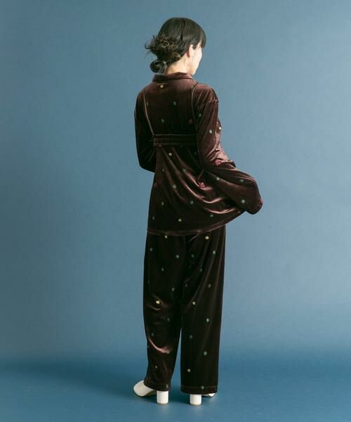 KBF / ケービーエフ その他アウター | フロントリボンベロアガウン | 詳細10