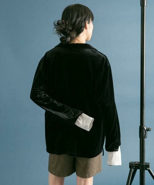 KBF / ケービーエフ その他アウター | フロントリボンベロアガウン | 詳細19