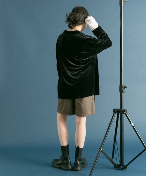 KBF / ケービーエフ その他アウター | フロントリボンベロアガウン | 詳細22