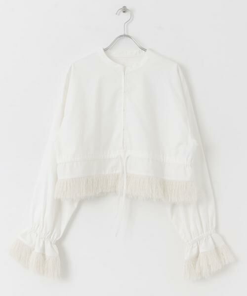 KBF / ケービーエフ シャツ・ブラウス | フリンジドッキングシャツ | 詳細10