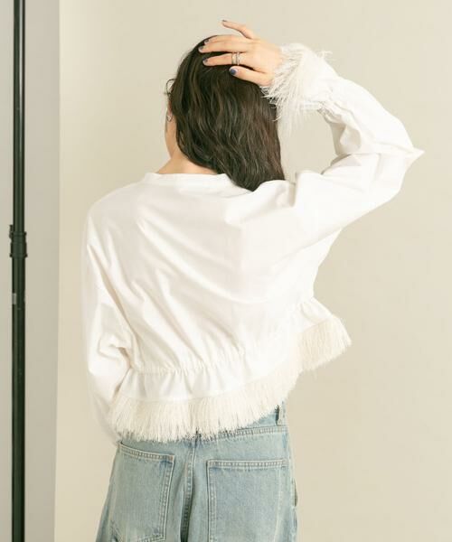 KBF / ケービーエフ シャツ・ブラウス | フリンジドッキングシャツ | 詳細5