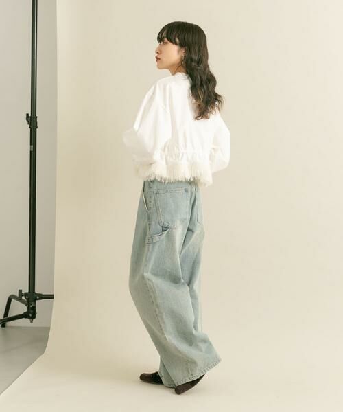 KBF / ケービーエフ シャツ・ブラウス | フリンジドッキングシャツ | 詳細8