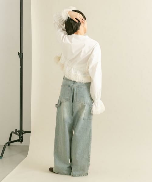 KBF / ケービーエフ シャツ・ブラウス | フリンジドッキングシャツ | 詳細9