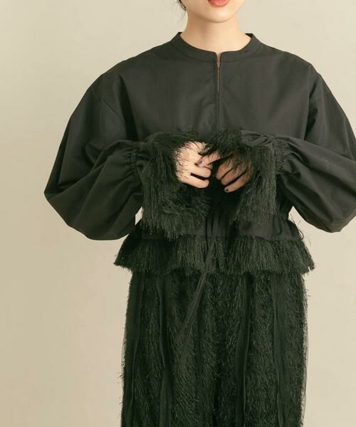 KBF / ケービーエフ シャツ・ブラウス | フリンジドッキングシャツ | 詳細17