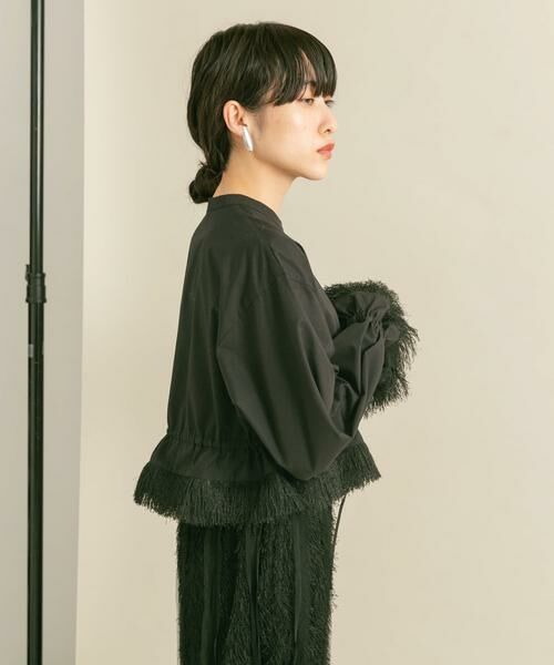 KBF / ケービーエフ シャツ・ブラウス | フリンジドッキングシャツ | 詳細19