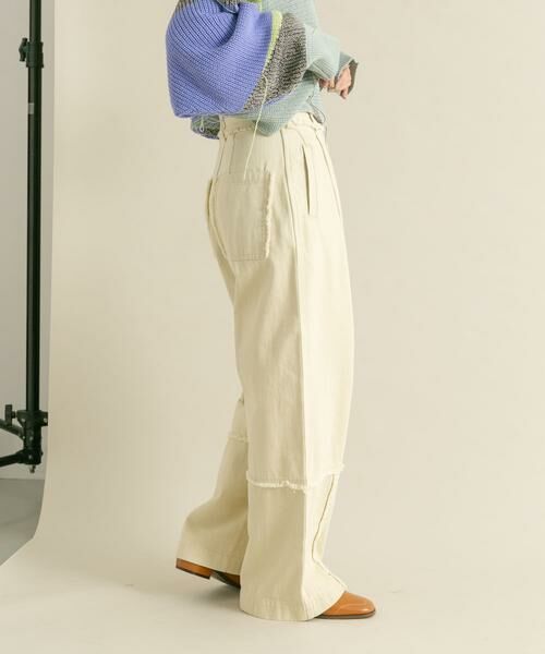 KBF / ケービーエフ その他パンツ | 『2サイズ展開』フリンジストレートパンツ | 詳細15