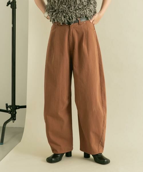 KBF / ケービーエフ その他パンツ | 『2サイズ展開』ワンタックコクーンパンツ | 詳細2