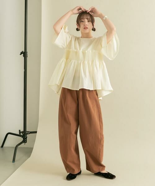 KBF / ケービーエフ その他パンツ | 『2サイズ展開』ワンタックコクーンパンツ | 詳細8