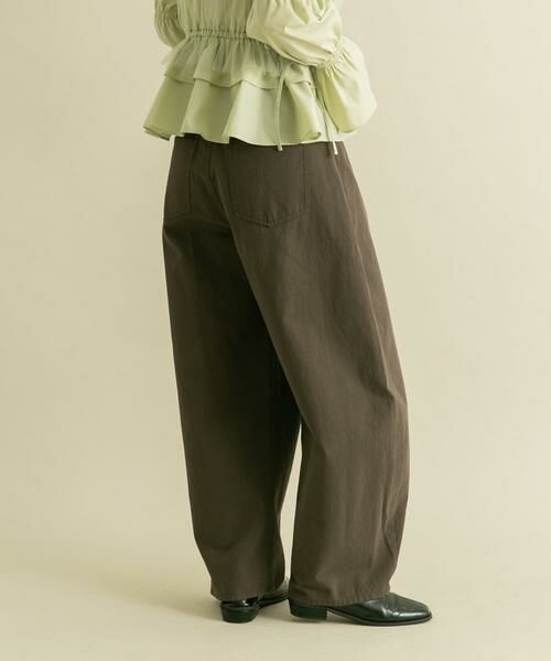 KBF / ケービーエフ その他パンツ | 『2サイズ展開』ワンタックコクーンパンツ | 詳細15