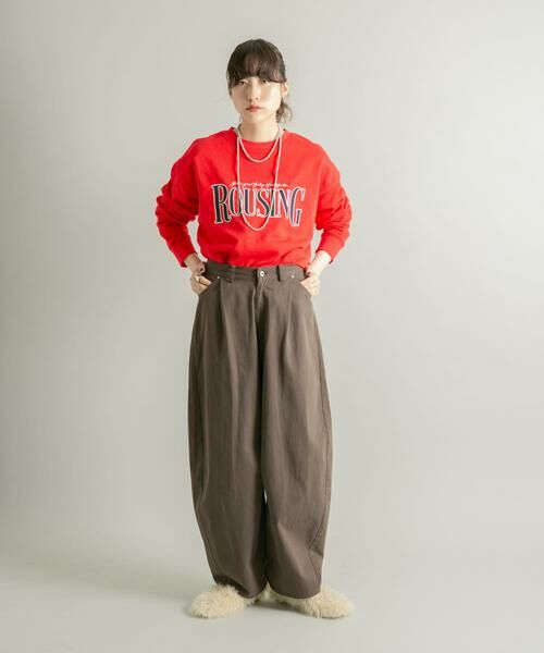 KBF / ケービーエフ その他パンツ | 『2サイズ展開』ワンタックコクーンパンツ | 詳細24