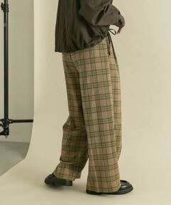 KBF / ケービーエフ その他パンツ | ダブルタックWIDEチェックパンツ