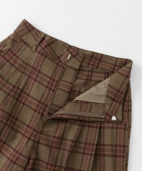 KBF / ケービーエフ その他パンツ | ダブルタックWIDEチェックパンツ | 詳細9