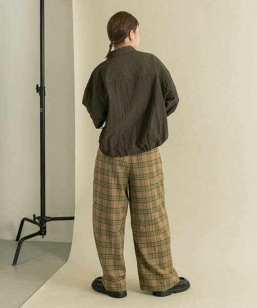 KBF / ケービーエフ その他パンツ | ダブルタックWIDEチェックパンツ | 詳細20