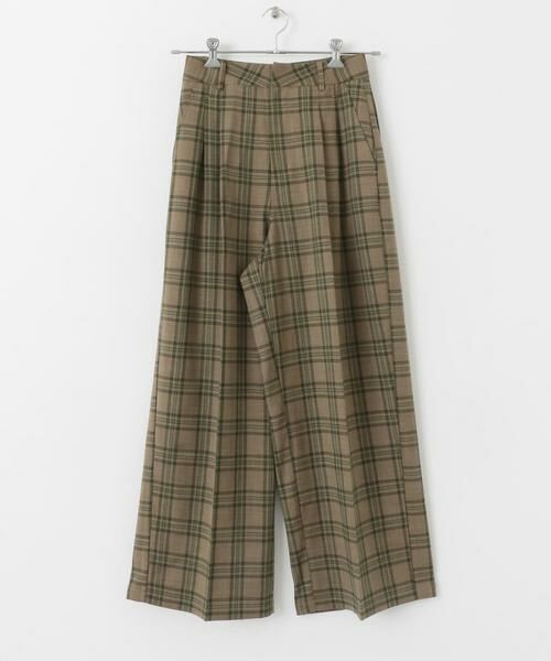KBF / ケービーエフ その他パンツ | ダブルタックWIDEチェックパンツ | 詳細22
