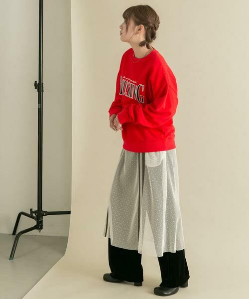 KBF / ケービーエフ スカート | メッシュラインレイヤードスカート | 詳細6