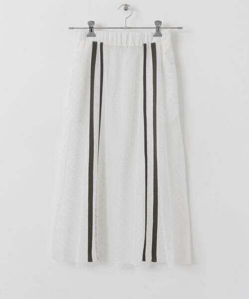 KBF / ケービーエフ スカート | メッシュラインレイヤードスカート | 詳細7