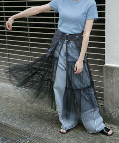 KBF / ケービーエフ スカート | ポケットベルトSETチュールスカート