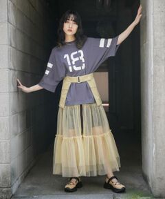 KBF / ケービーエフ スカート | ポケットベルトSETチュールスカート