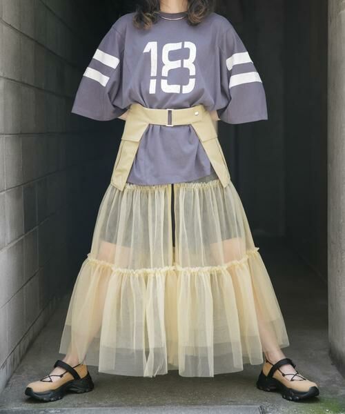 KBF / ケービーエフ スカート | ポケットベルトSETチュールスカート | 詳細16