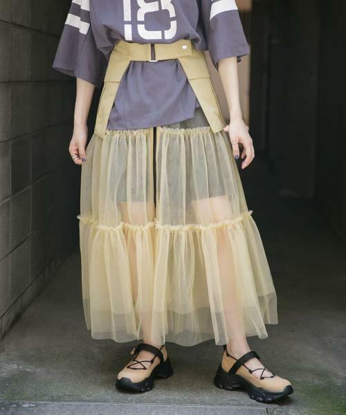 KBF / ケービーエフ スカート | ポケットベルトSETチュールスカート | 詳細17