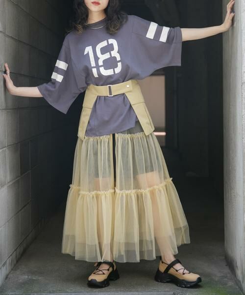 KBF / ケービーエフ スカート | ポケットベルトSETチュールスカート | 詳細20