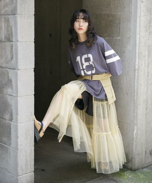 KBF / ケービーエフ スカート | ポケットベルトSETチュールスカート | 詳細22